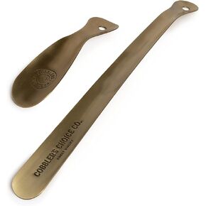 مجموعة لبيسة الأحذية المعدنية من Cobbler's Choice - جودة ممتازة - لبيسة حذاء مقاس 8 بوصات و16 بوصة - مصممة لتوفير الراحة ومصممة من أجل المتانة! (نحاس) in Kuwait