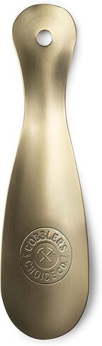 مجموعة لبيسة الأحذية المعدنية من Cobbler's Choice - جودة ممتازة - لبيسة حذاء مقاس 8 بوصات و16 بوصة - مصممة لتوفير الراحة ومصممة من أجل المتانة! (نحاس) in Kuwait