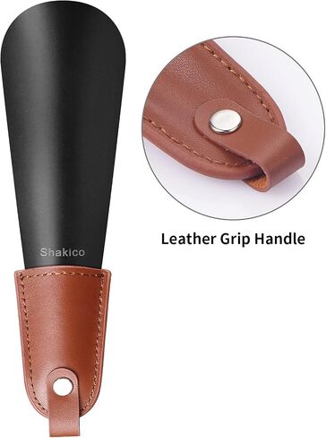Shakico Shoe Horn Metal, 6.6" Long Shoe Helper Shoehorn, Travel Shoe Horn for Men, Kids and Seniors in Saudi Arabia