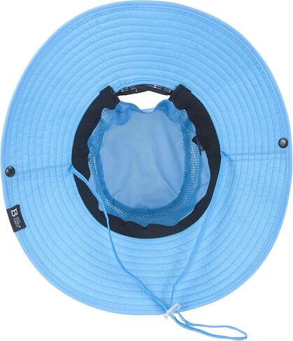 Women's Summer Sun Outdoor UV Protection Foldable Mesh Wide Brim Beach Fishing Bucket Hat in Kuwait