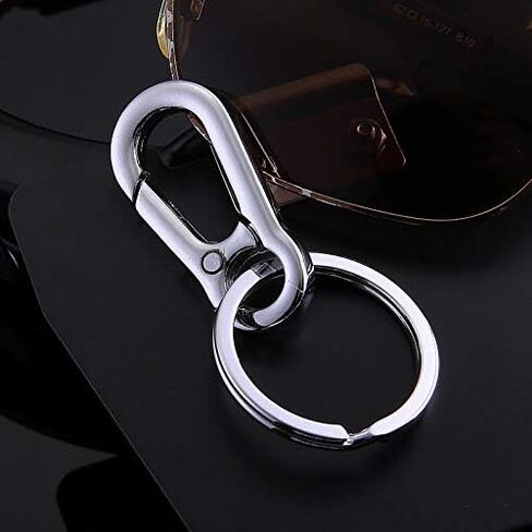 KINGFOREST 5PCS Metal Carabiner Keychain Key Clip Key Ring Key Chain Ring Holder Organizer for Car Key Finder in Saudi Arabia