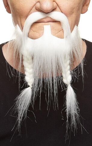 Mustaches Braided, Pirate Fake Beard, Brown in Saudi Arabia