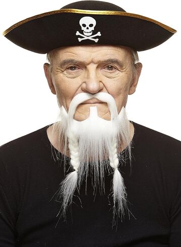 Mustaches Braided, Pirate Fake Beard, Brown in Saudi Arabia