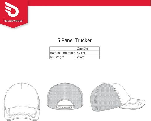 Headsweats Standard 5Panel Trucker (Amazonian Purple), One Size in Saudi Arabia