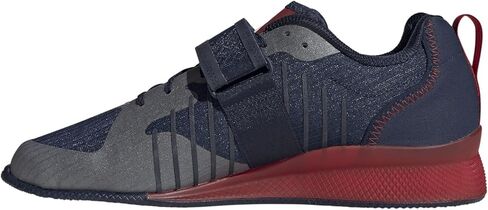حذاء Adidas للرجال لرفع الأثقال 3 Team أزرق داكن/أبيض/Better Scarlet 7، مقاس 8 للسيدات متوسط in Saudi Arabia