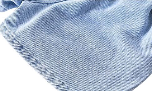BIUXIAOBAI Girls' Stretch High Waisted Jeans Denim Shorts with Drawstring in Saudi Arabia