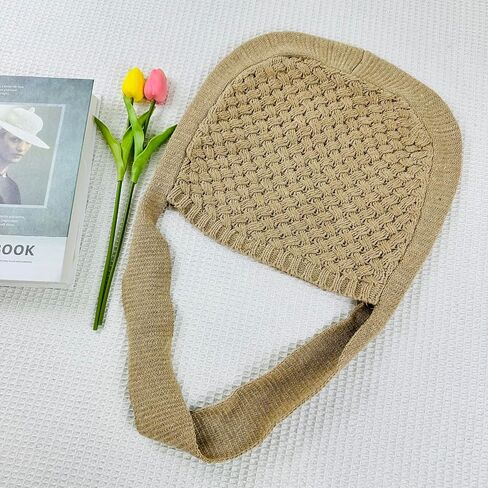 حقائب يد نسائية من LISHIGOB حقائب كتف لطيفة حقائب كروشيه جمالية حقيبة كبيرة متماسكة حقيبة تسوق للسفر in Kuwait