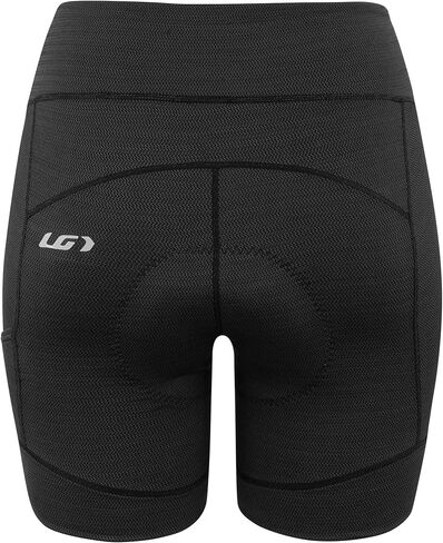 Louis Garneau, Women's Fit Sensor Texture 5.5 Shorts, Black, XXL in Saudi Arabia