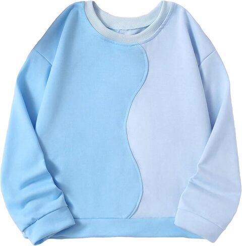 سويت شيرت SHENHE للفتيات ذو رقبة دائرية وأكمام طويلة مطبوع عليه رسوم كارتونية in Kuwait