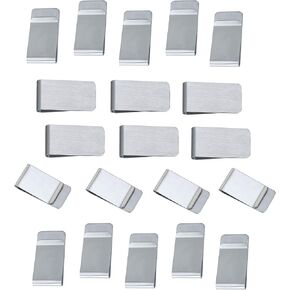 JGFinds Money Clips 20 Pack، فراغات من الفولاذ المقاوم للصدأ للنقش أو التخصيص، بالجملة بالجملة in Kuwait
