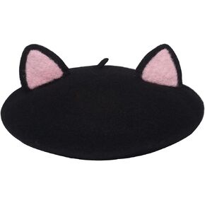 Lolita Cat Beret Women's Cute Cap Painter Hat Sweet Students Cosplay in Kuwait