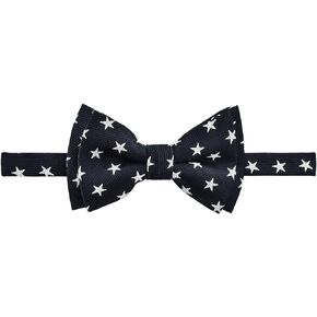 Retreez Stylish Stars Woven Microfiber Pre-tied Boy's Bow Tie
