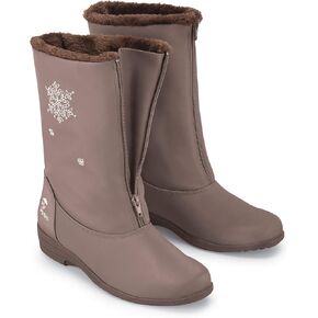 Collections Etc Totes Snowflake Wide Width Winter Boots with Zip Front in Kuwait