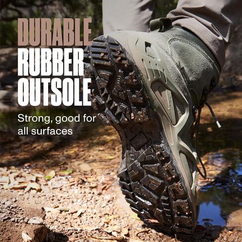 Tactical Hiking Boots for Men Waterproof Work Boots- Durable, Lightweight Boots, 6inch Work Boots for Men, Military Boots, Combat Boots, Desert Boots in Kuwait