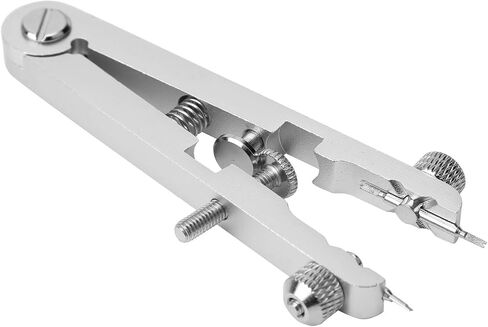 Watch Link Removal Tool, Spring Bar Plier, Watch Bracelet Remover, Watch Strap Adjuster Tool Spring Bar Standard Plier Remover Replace Removing Tool Tweezer Kit for All Watch (Silver) in Saudi Arabia