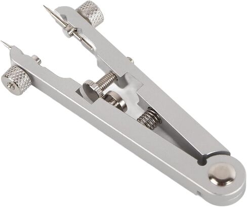 Watch Link Removal Tool, Spring Bar Plier, Watch Bracelet Remover, Watch Strap Adjuster Tool Spring Bar Standard Plier Remover Replace Removing Tool Tweezer Kit for All Watch (Silver) in Saudi Arabia