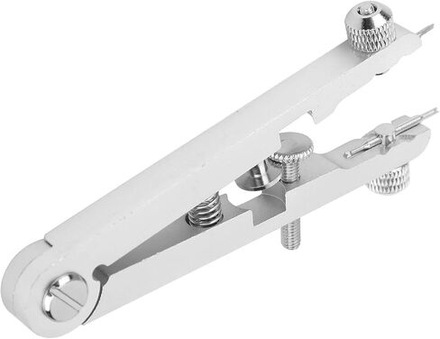 Watch Link Removal Tool, Spring Bar Plier, Watch Bracelet Remover, Watch Strap Adjuster Tool Spring Bar Standard Plier Remover Replace Removing Tool Tweezer Kit for All Watch (Silver) in Saudi Arabia