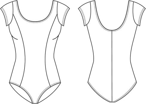 قميص قصير الأكمام نسائي من ميرلا مطبوع عليه الأميرة ثوب الرقص in Kuwait