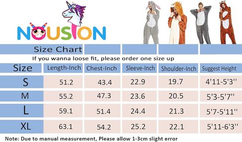 Uniex Adult Onesie Pajamas Animal Lion Puppy Bunny Cartoon Cosplay Costume Christmas Sleepwear Onesies Outfit in Kuwait