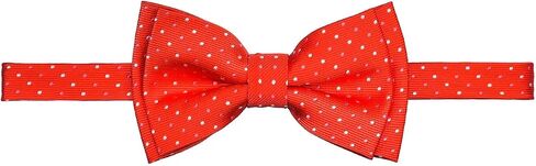 Retreez Dual Color Mini Polka Dots Woven Microfiber Pre-tied Boy's Bow Tie in Saudi Arabia
