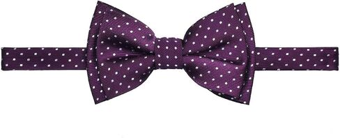 Retreez Dual Color Mini Polka Dots Woven Microfiber Pre-tied Boy's Bow Tie in Saudi Arabia