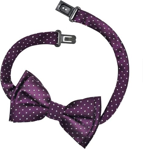 Retreez Dual Color Mini Polka Dots Woven Microfiber Pre-tied Boy's Bow Tie in Saudi Arabia