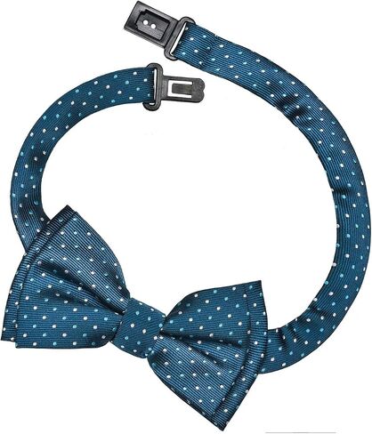 Retreez Dual Color Mini Polka Dots Woven Microfiber Pre-tied Boy's Bow Tie in Saudi Arabia