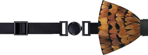 Lanzonia Handmade Series - Feather Bow Ties for Boy Unique Luxury Kids Bowtie Pretied in Saudi Arabia