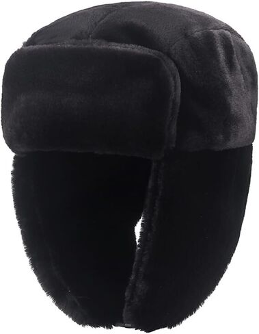 المرأة فو الفراء الصياد قبعة الطيار قبعة غامض قبعة تزلج شتاء دافئ الروسية جندي Ushanka قبعة مع اللوحات الأذن in Kuwait
