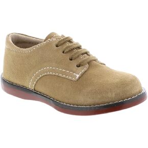 حذاء FOOTMATES Bucky مصنوع من جلد أكسفورد للأطفال الصغار والأولاد برباط مع صندوق إصبع واسع ونعال داخلية مخصصة، ونعل خارجي لا يترك علامات - للأطفال الصغار والأطفال الصغار، للأعمار من 1 إلى 8 سنوات in Kuwait