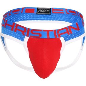 Andrew Christian SHOW-IT® Sports Mesh Locker Room Jock/White in Saudi Arabia