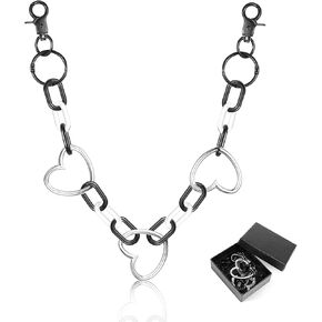 PHOGARY Belt Chain Pants Chain Jeans Chains Hip Hop Chains Wallet Chain Pocket Chain Punk Gothic Metal Chain Biker Trouser Chain Keychains Y2K Accessories for Men and Women in Saudi Arabia