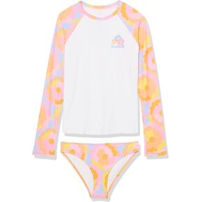 مجموعة السباحة بيكيني Rashguard بأكمام طويلة للفتيات من Billabong Bloom Baby in Kuwait