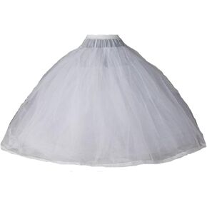 Dearta Women's 8 Layers Tulle Ball Gowns Dresses Petticoats with No Rings in Saudi Arabia