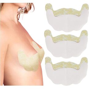 ToBeInStyle Women's 3 Pairs of Self Adhesive Invisible Push-Up Bra in Saudi Arabia