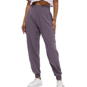 AHA SELECTED Women's High Waisted Joggers Dressy Lightweight Pants Baggy Sweatpants for Hiking Workout Lounge