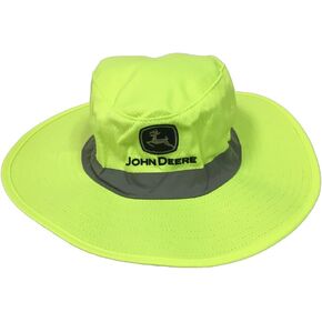 John Deere Brand High Visibility Neon Green Bucket Hat in Saudi Arabia
