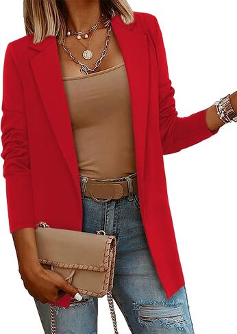CRAZY GRID Women Casual Blazer Fashion Lightweight with Lined Professional Work Office Suit Jacket in Saudi Arabia