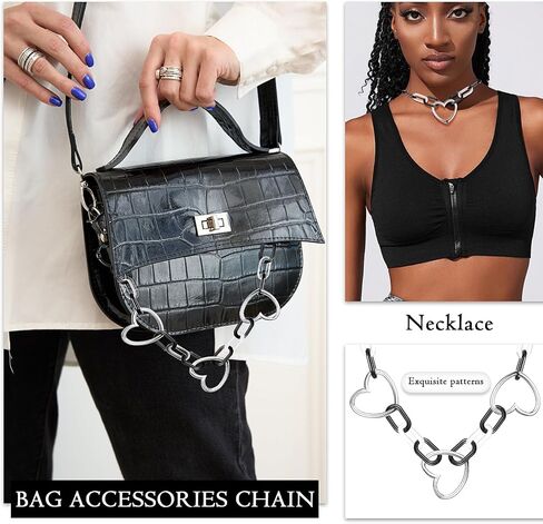 PHOGARY Belt Chain Pants Chain Jeans Chains Hip Hop Chains Wallet Chain Pocket Chain Punk Gothic Metal Chain Biker Trouser Chain Keychains Y2K Accessories for Men and Women in Saudi Arabia