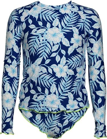 مجموعة بيكيني علوية بأكمام طويلة للفتيات من Hobie ومجموعة Rashguard من Merrow Hipster in Kuwait