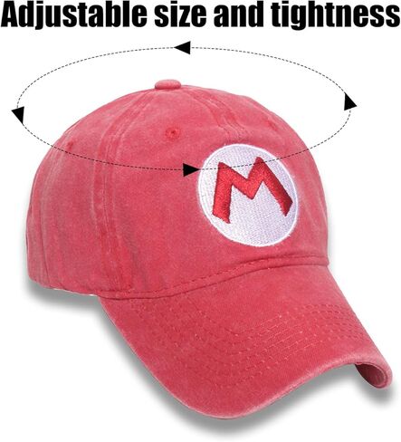 VIEKIER Super Bros Luigi Mario Hat Cap Baseball Cap Costume Cosplay hat in Kuwait