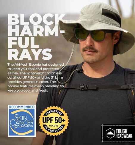 قبعة صيد متينة لأغطية الرأس للرجال والنساء - قبعة بوني - قبعة شاطئ للرجال، قبعة تخييم، قبعة البستنة، قبعة خارجية، قبعة مرنة in Kuwait