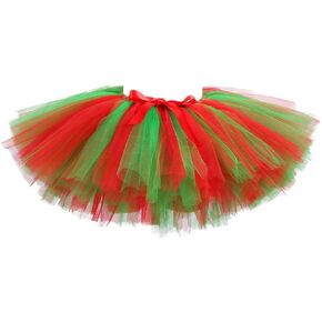 توتو دريمز فستان عيد الميلاد قزم زي للنساء أحمر أخضر توتو التنانير الكبار عيد الميلاد زينة عيد الميلاد الهدايا in Kuwait