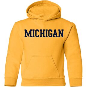 UGP Campus Apparel NCAA Basic Block, Team Color Youth Hoodie, College, University