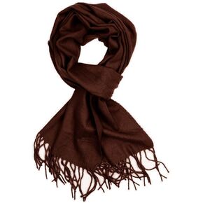 Efit Winter Scarf,Unisex Cashmere Feel Plain Solid Color Scarf