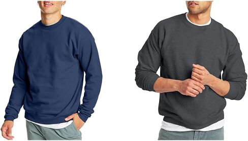 Hanes Ecosmart Fleece Multi-color pack - X-Large Navy - 1 Pack/Charcoal Heather - 1 Pack in Saudi Arabia