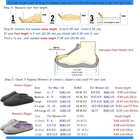 LE KAPMOZ Men's Boiled Wool House Slippers Breathable Winter Warm Slip on Mules Indoor/Outdoor Slipper for Women Two Tone Cap Toe Clog in Saudi Arabia