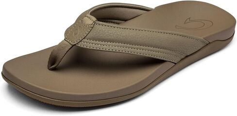 صندل الشاطئ الرجالي من OLUKAI Maha، حذاء صديق للماء، يمكن ارتداؤه طوال اليوم وملاءمة مريحة فائقة النعومة in Kuwait