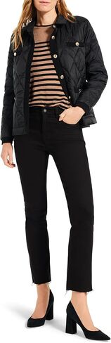 NIC+ZOE Women's Knit Trim Puffer Jacket in Saudi Arabia