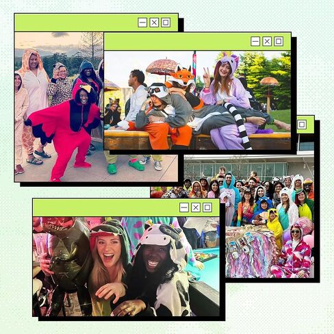 ULEEMARK 2023 ترقية فائقة الجودة لملابس الحيوانات للبالغين أزياء الهالوين بيجامات نيسيي للكبار للنساء in Kuwait